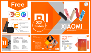 Free Xiaomi Template for PowerPoint and Google Slides.