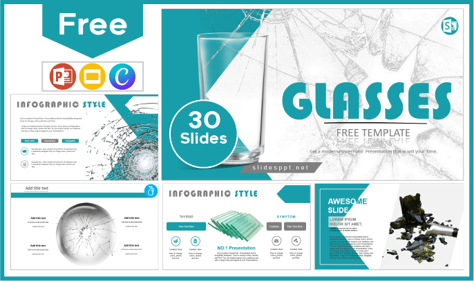 Free Glass Template for PowerPoint and Google Slides.