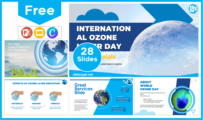 Free International Ozone Layer Day Template for PowerPoint and Google Slides.