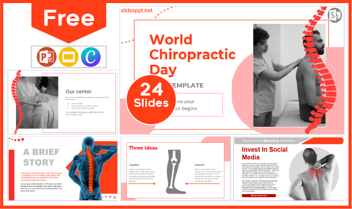 Free World Chiropractic Day Template for PowerPoint and Google Slides.