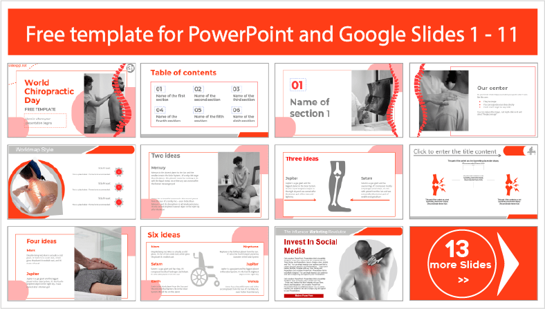Faça o download de modelos gratuitos do Dia Mundial da Quiropraxia para temas do PowerPoint e do Google Slides.