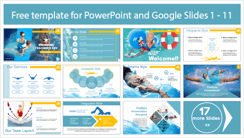 Téléchargez gratuitement les modèles de la Journée mondiale des maîtres-nageurs pour PowerPoint et Google Slides.