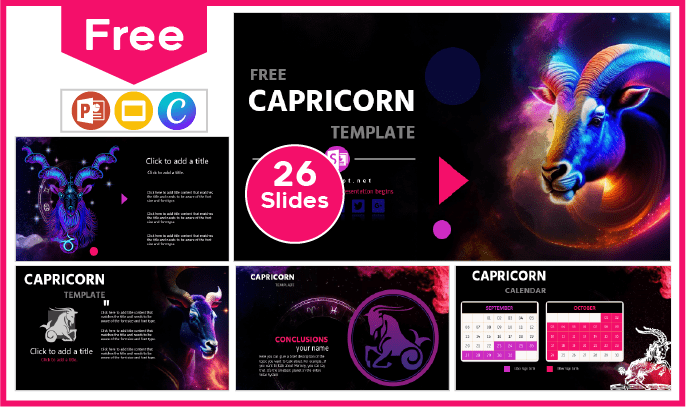 Free Capricorn Template for PowerPoint and Google Slides