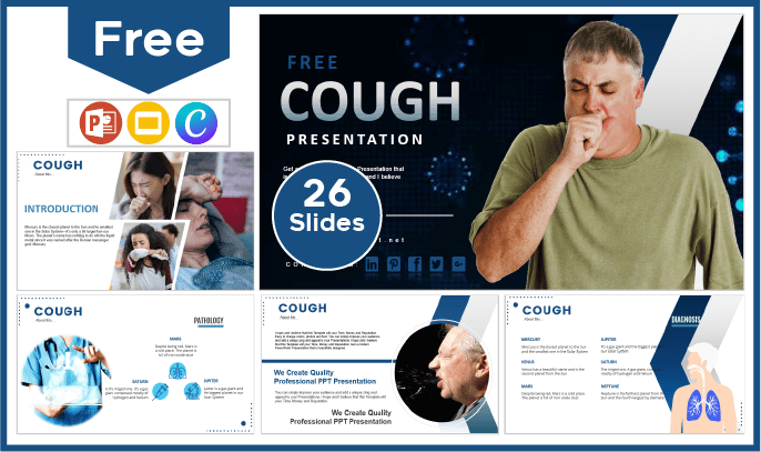 Free Cough Template for PowerPoint and Google Slides.