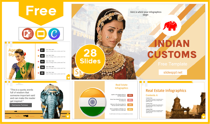 Free Indian Customs Template for PowerPoint and Google Slides