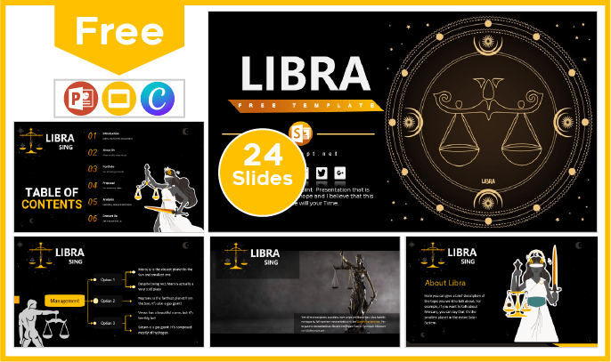 Free Libra Template for PowerPoint and Google Slides