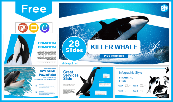 Free Orcas Template for PowerPoint and Google Slides.