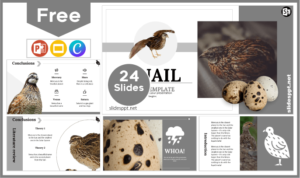 Free Quail Template for PowerPoint and Google Slides