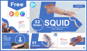 Squid Template - PowerPoint Templates and Google Slides