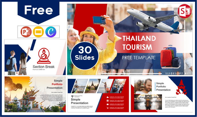 Free Thailand Tourism Template for PowerPoint and Google Slides