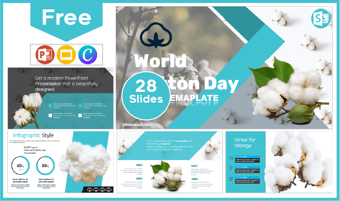 Free World Cotton Day Template for PowerPoint and Google Slides