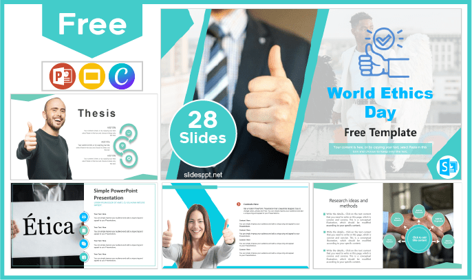 Free World Ethics Day Template for PowerPoint and Google Slides