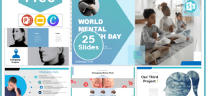 Free World Mental Health Day Template for PowerPoint and Google Slides