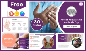 Free World Rheumatoid Arthritis Day Template for PowerPoint and Google Slides