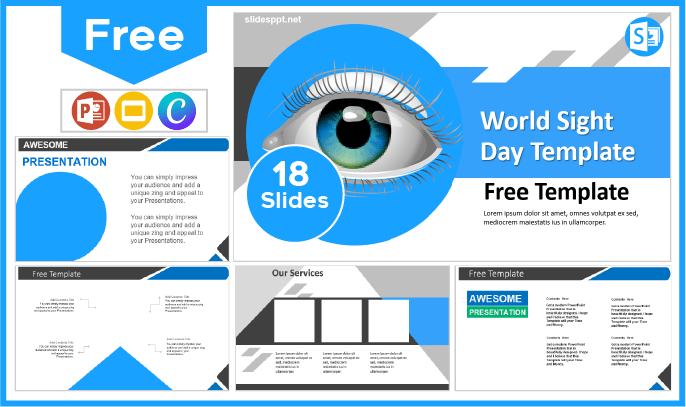 Free World Sight Day Template for PowerPoint and Google Slides