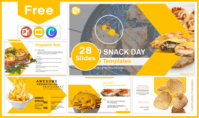 Free World Aperitif Day template for PowerPoint and Google Slides.