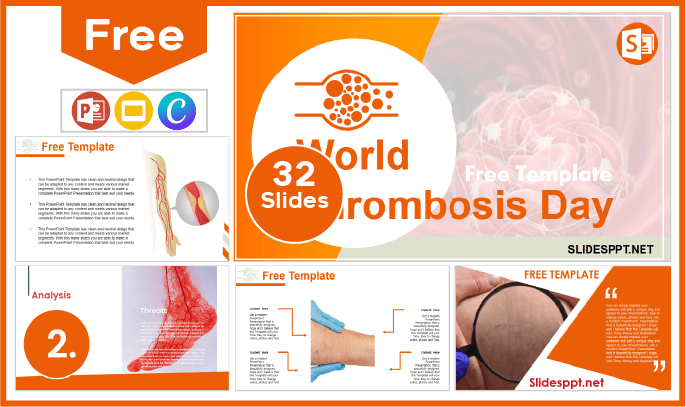 Free World Thrombosis Day Template for PowerPoint and Google Slides