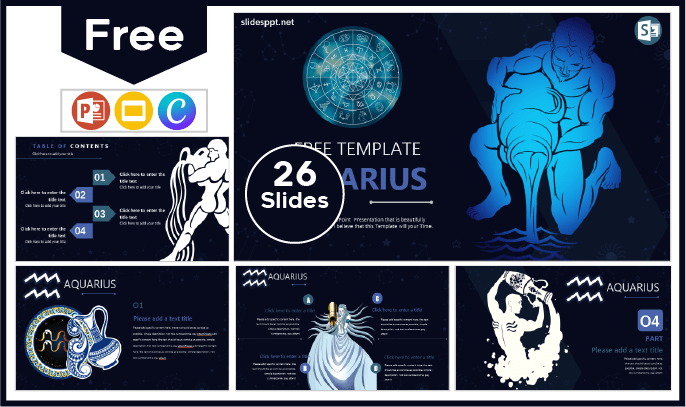 Free Aquarius Template for PowerPoint and Google Slides