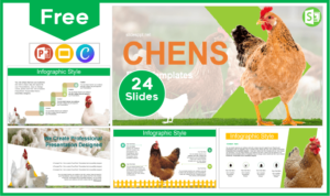 Free Hen Template for PowerPoint and Google Slides