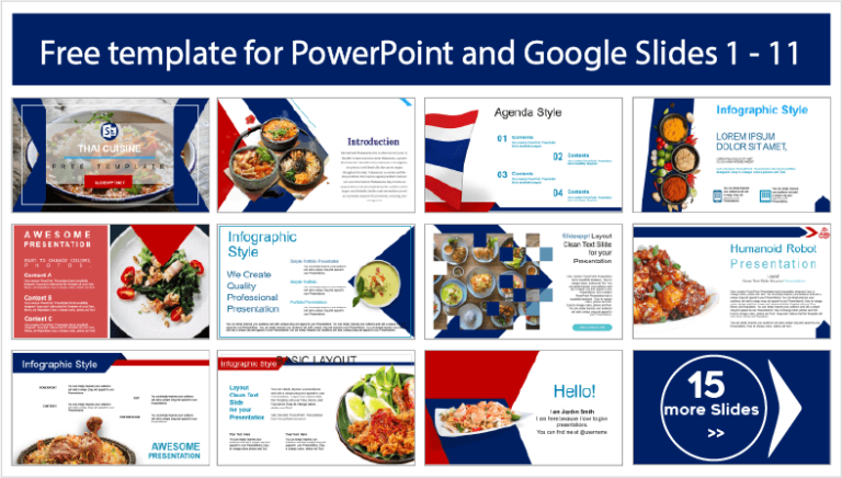 Thailand Gastronomy Template - PowerPoint Templates and Google Slides