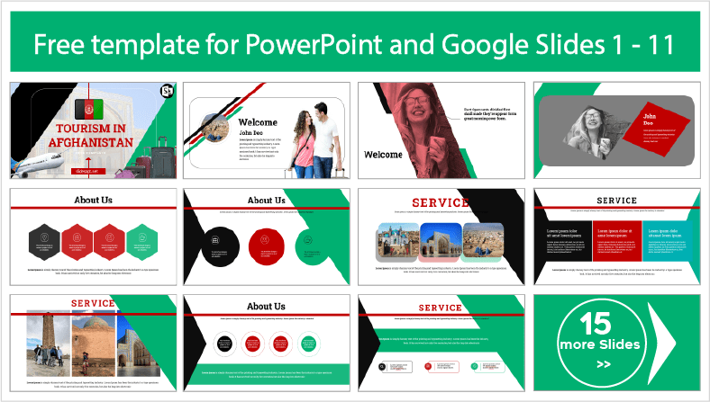 Laden Sie kostenlose Afghanistan-Tourismusvorlagen für PowerPoint- und Google Slides-Themen herunter.