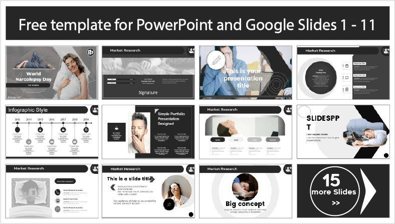 Baixe modelos gratuitos do Dia Mundial da Narcolepsia para temas do PowerPoint e do Google Slides.