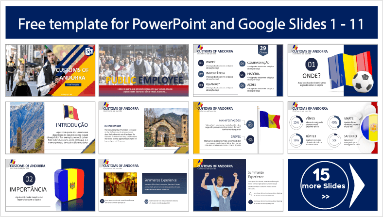 Téléchargez gratuitement les modèles des douanes d'Andorre pour les thèmes PowerPoint et Google Slides..