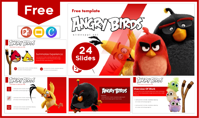 Free Angry Birds Template for PowerPoint and Google Slides
