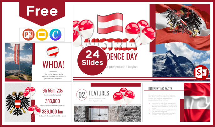 Free Austrian Independence Day Template for PowerPoint and Google Slides