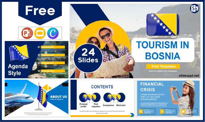 Free Bosnia Tourism Template for PowerPoint and Google Slides