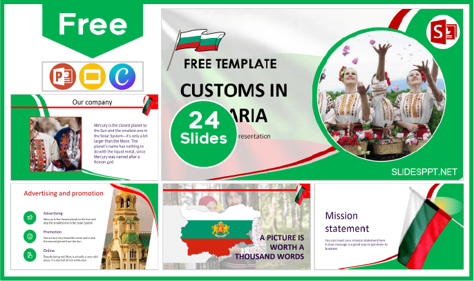 Free Bulgarian Customs Template for PowerPoint and Google Slides