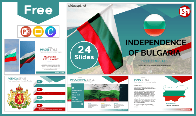 Free Bulgarian Independence Day Template for PowerPoint and Google Slides