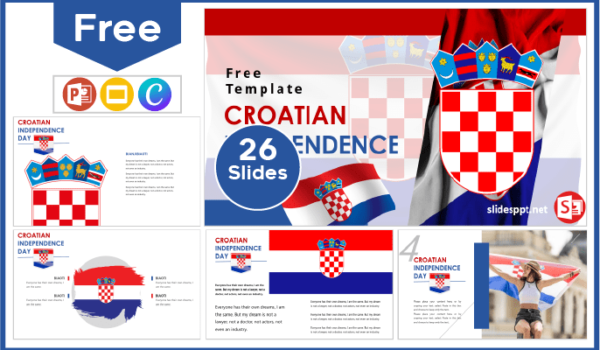 Modelo de Dia da Independência da Croácia
