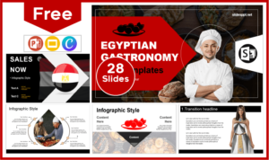 Free Egypt Gastronomy Template for PowerPoint and Google Slides
