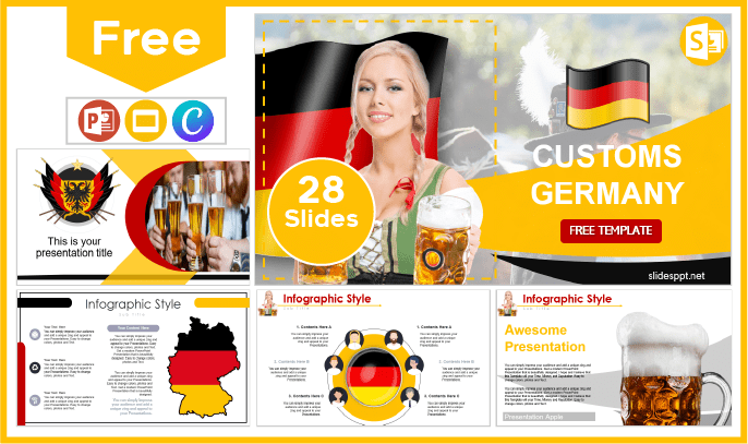 Free German Customs Template for PowerPoint and Google Slides