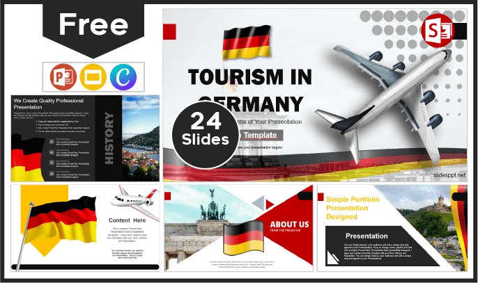 Plantilla de Turismo en Alemania gratis para PowerPoint y Google Slides.