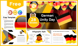 Free German Unity Day Template for PowerPoint and Google Slides
