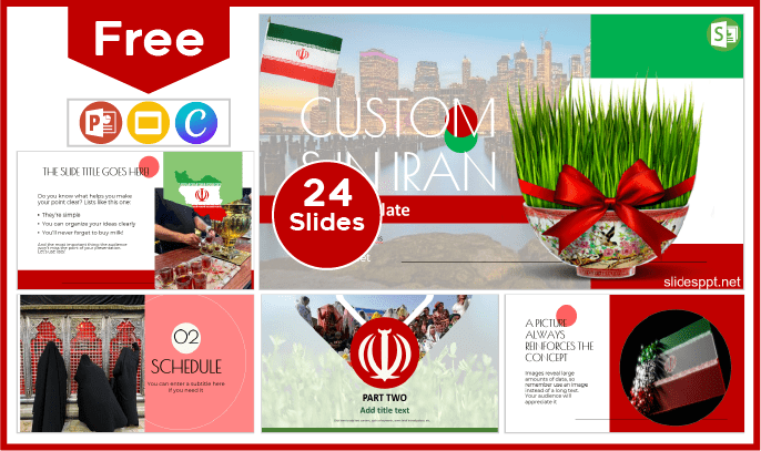 Free Iranian Customs Template for PowerPoint and Google Slides