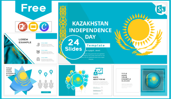 Kazakhstan Independence Day Template