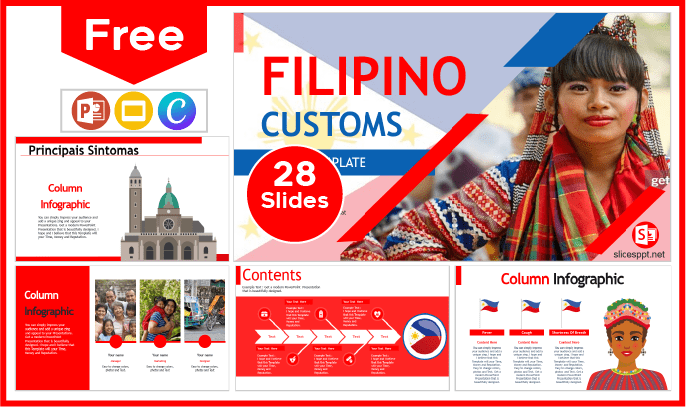 Free Philippine Customs Template for PowerPoint and Google Slides