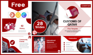Free Qatar Customs Template for PowerPoint and Google Slides