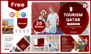 Free Qatar Tourism Template for PowerPoint and Google Slides