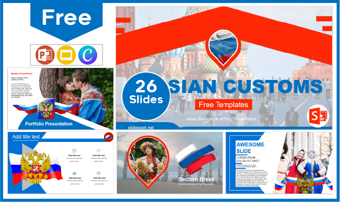 Free Russian Customs Template for PowerPoint and Google Slides