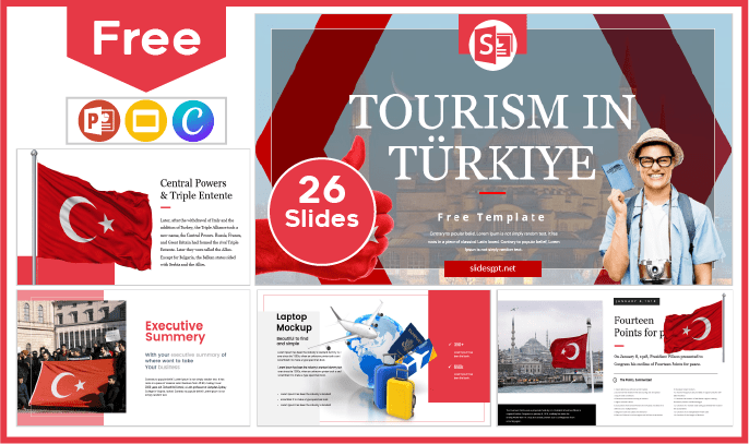 Free Turkey Tourism Template for PowerPoint and Google Slides