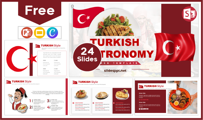 Free Turkey Gastronomy Template for PowerPoint and Google Slides