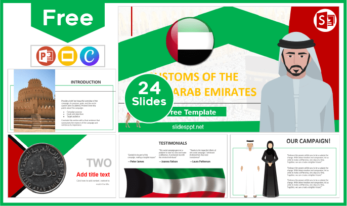 Free United Arab Emirates Customs Template for PowerPoint and Google Slides