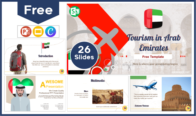 Free United Arab Emirates Tourism Template for PowerPoint and Google Slides