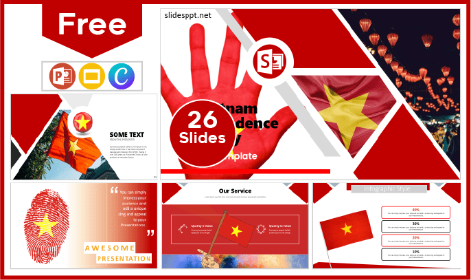 Free Vietnam Independence Day Template for PowerPoint and Google Slides