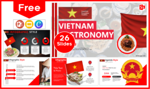Free Vietnam Gastronomy Template for PowerPoint and Google Slides