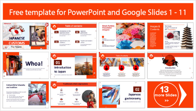 Japan customs template - PowerPoint Templates and Google Slides